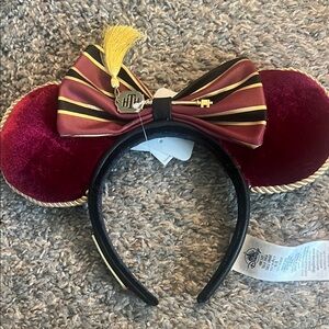 Disney/Loungefly Tower of Terror Red and Gold Mouse Ears Headband